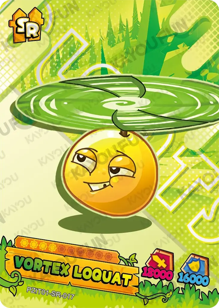Kartu Kayou Plants vs. Zombies - Vortex Loquat (SR)