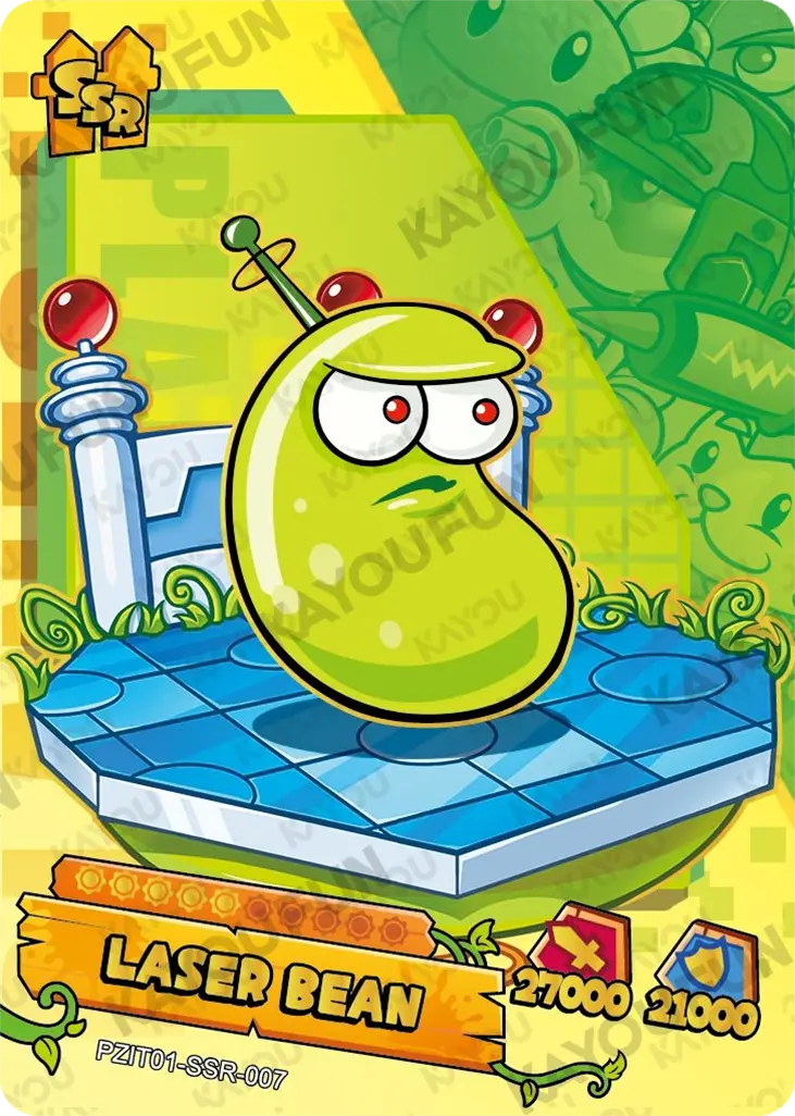 Kartu Kayou Plants vs. Zombies - Laser Bean (SSR)