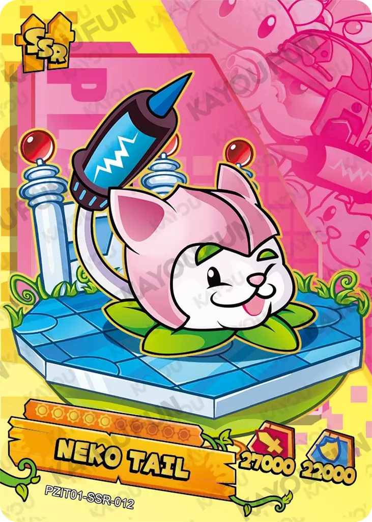 Kartu Kayou Plants vs. Zombies - NEKO Tail (SSR)