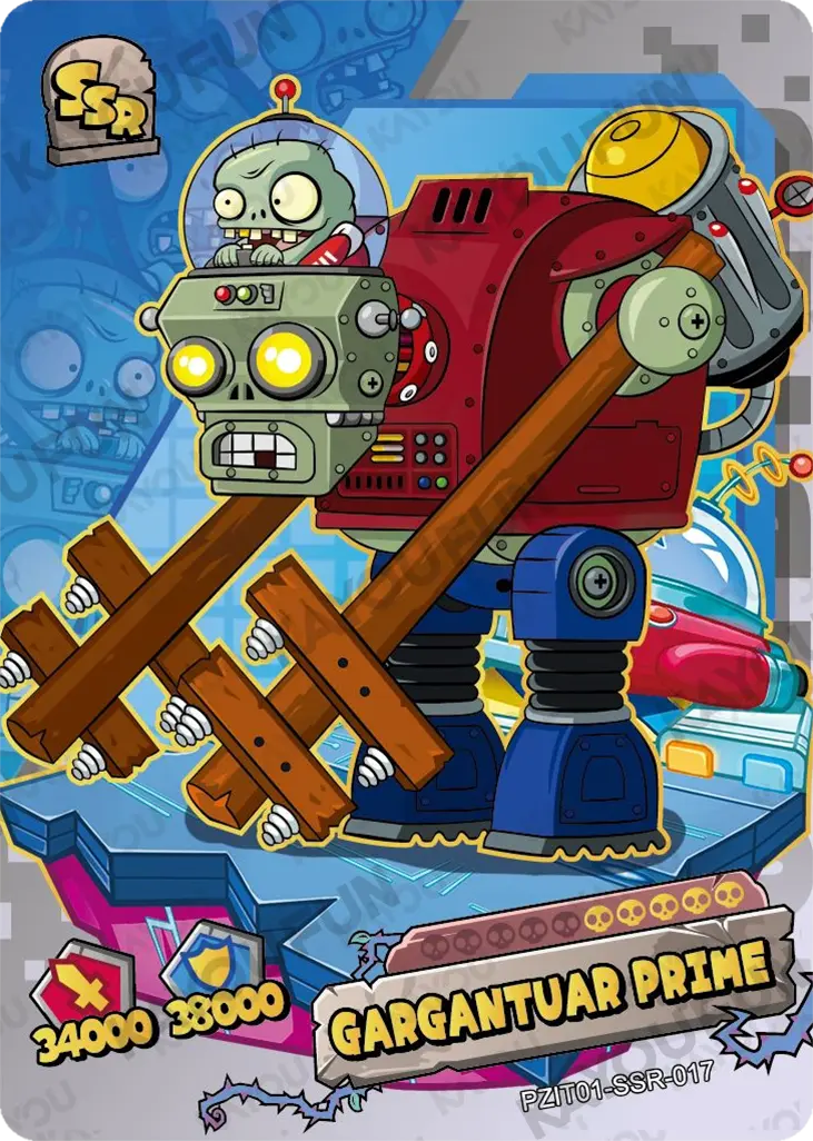Kartu Kayou Plants vs. Zombies - Gargantuar Prime (SSR)