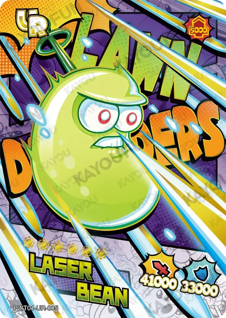 Kartu Kayou Plants vs. Zombies - Laser Bean (UR)