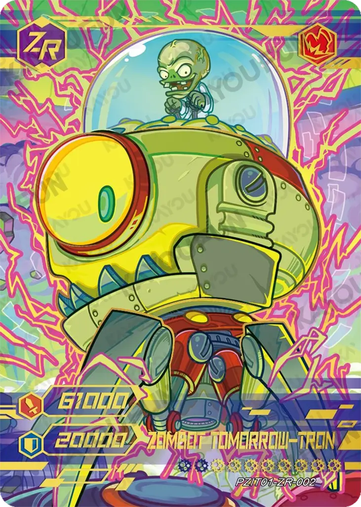 Kartu Kayou Plants vs. Zombies - Zombot Tomorrow-tron (ZR)
