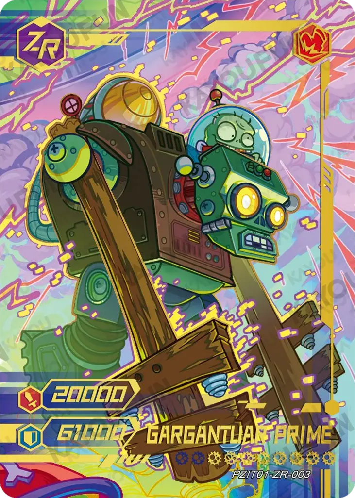 Kartu Kayou Plants vs. Zombies - Gargantuar Prime (ZR)