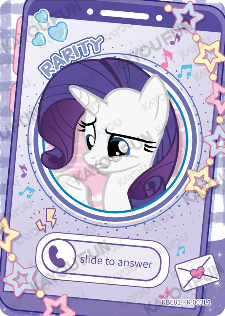 Kartu Kayou My Little Pony - Rarity (FR)
