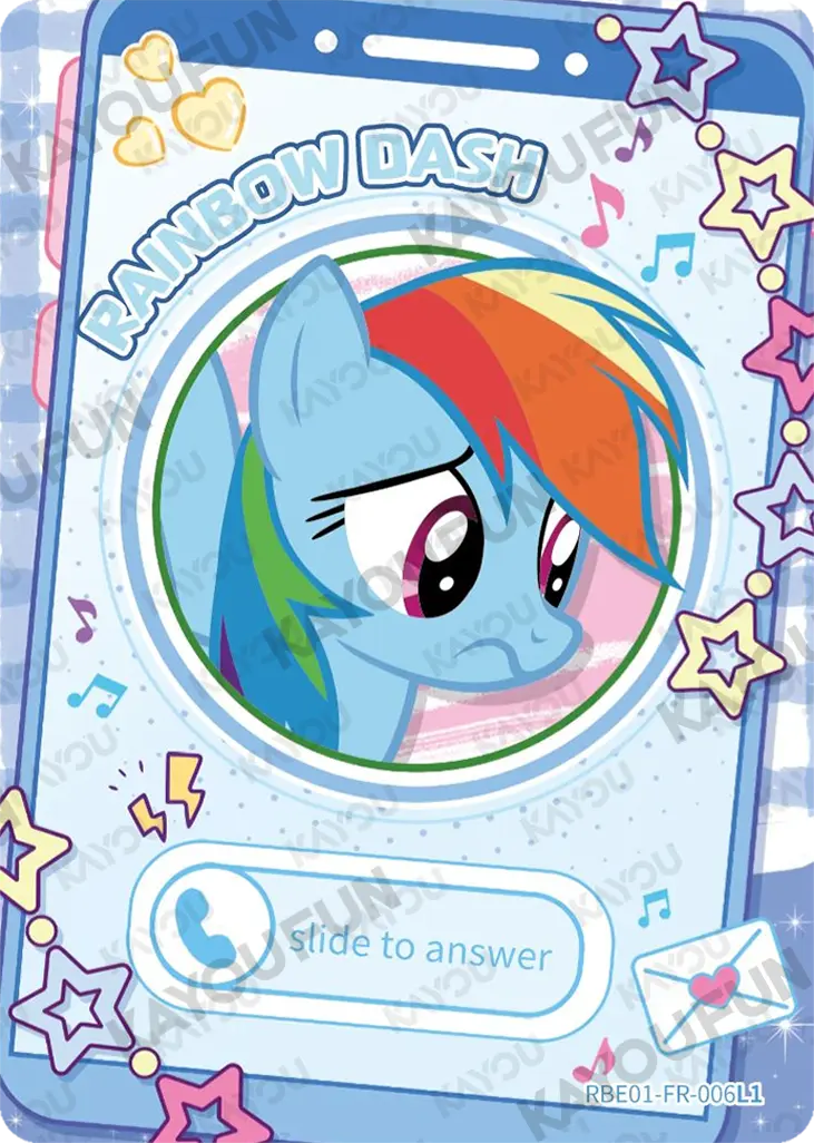 Kartu Kayou My Little Pony - Rainbow Dash (FR)
