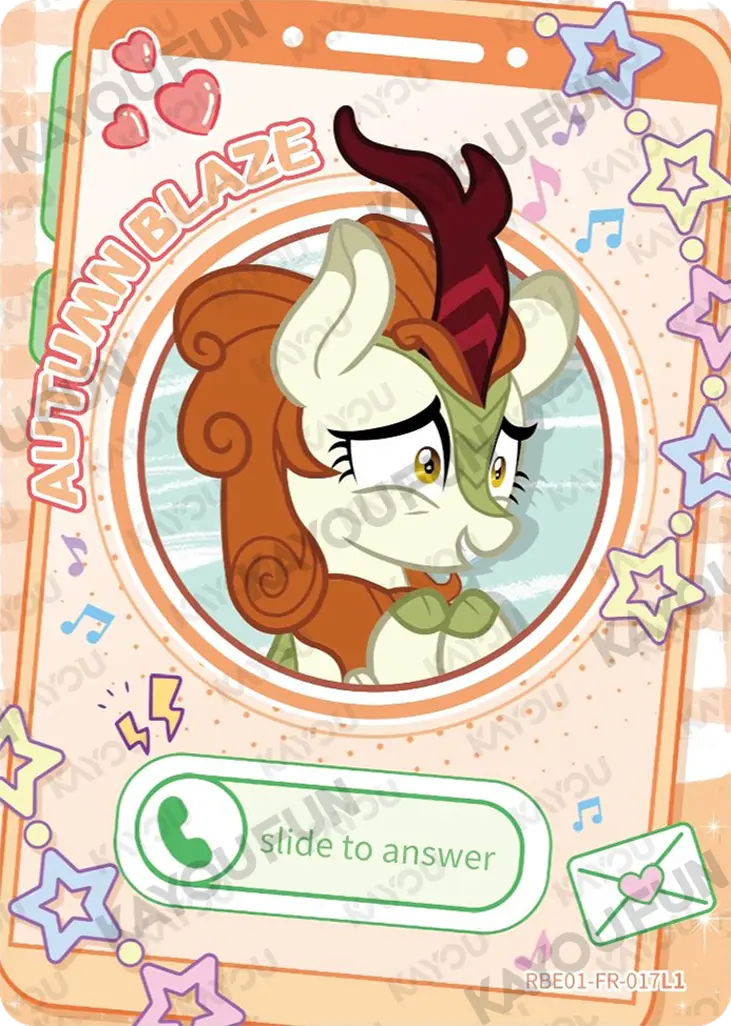 Kartu Kayou My Little Pony - Autumn Blaze (FR)