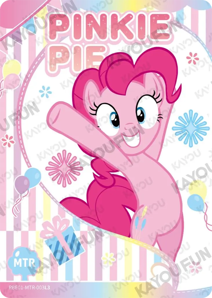 Kartu Kayou My Little Pony - Pinkie Pie (MTR)