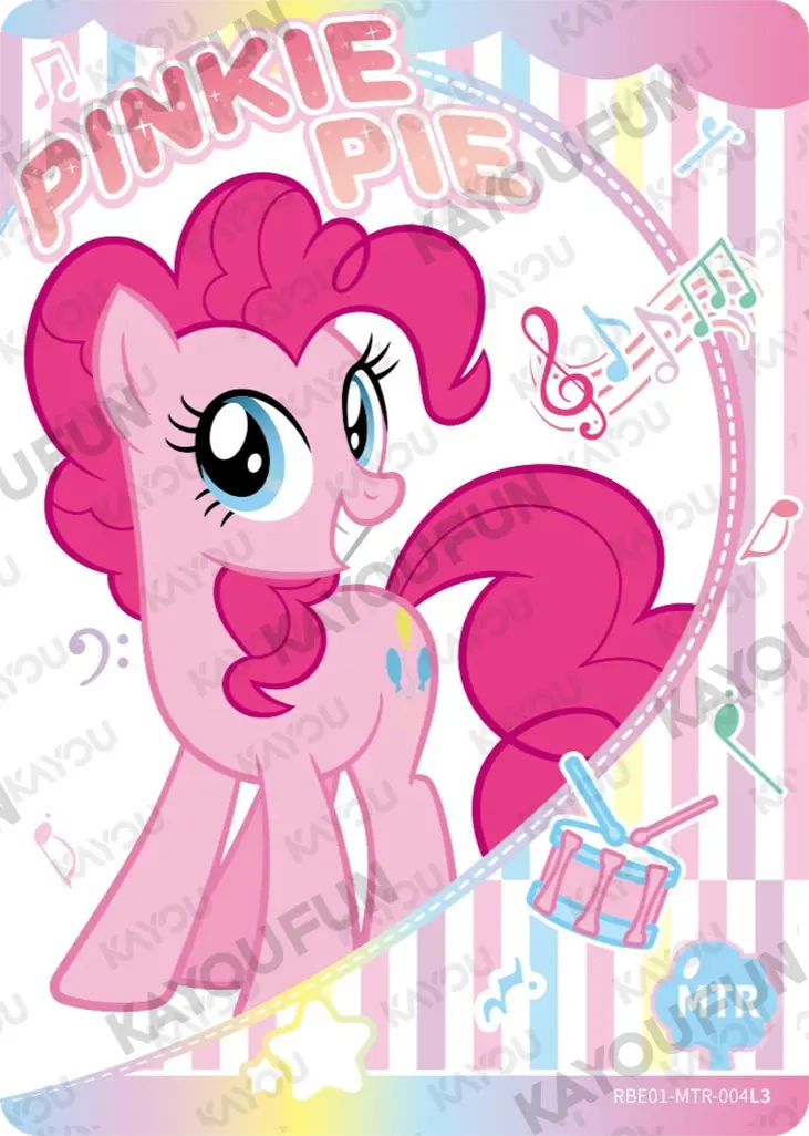 Kartu Kayou My Little Pony - Pinkie Pie (MTR)