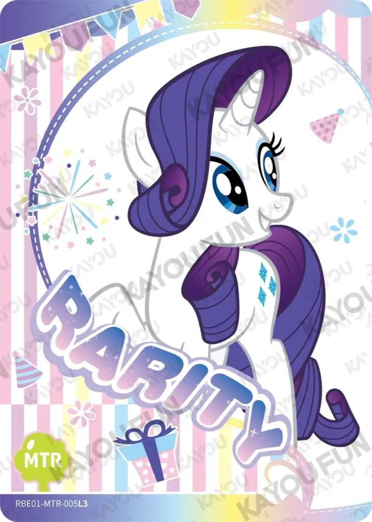 Kartu Kayou My Little Pony - Rarity (MTR)