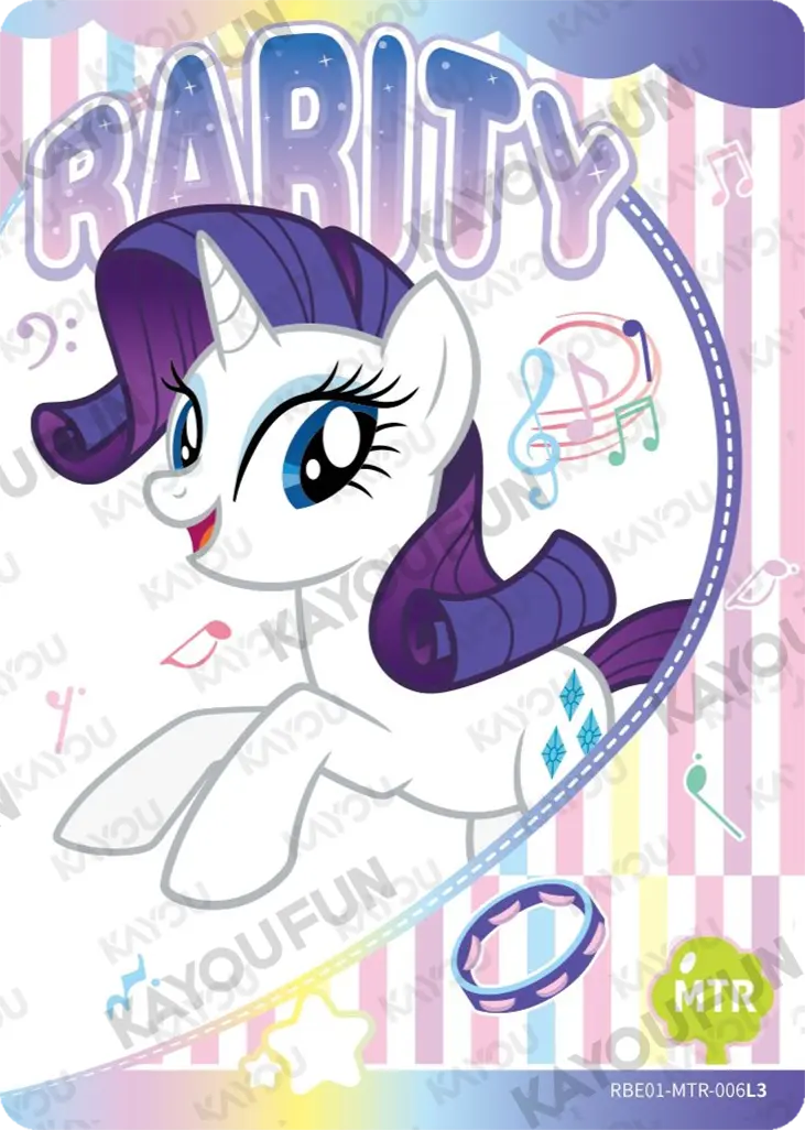 Kartu Kayou My Little Pony - Rarity (MTR)