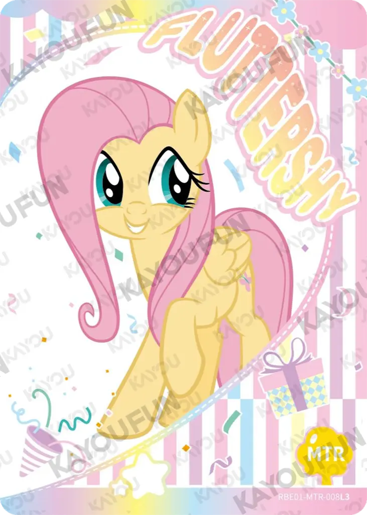 Kartu Kayou My Little Pony - Fluttershy (MTR)