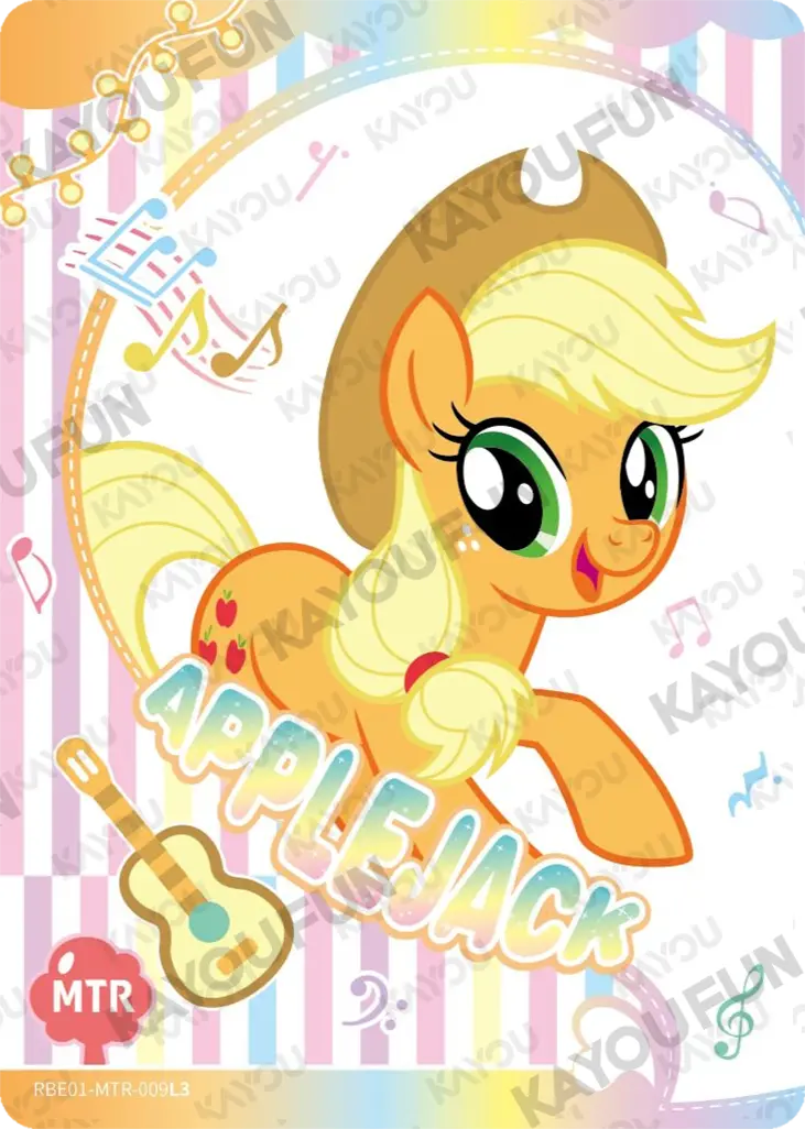 Kartu Kayou My Little Pony - Applejack (MTR)