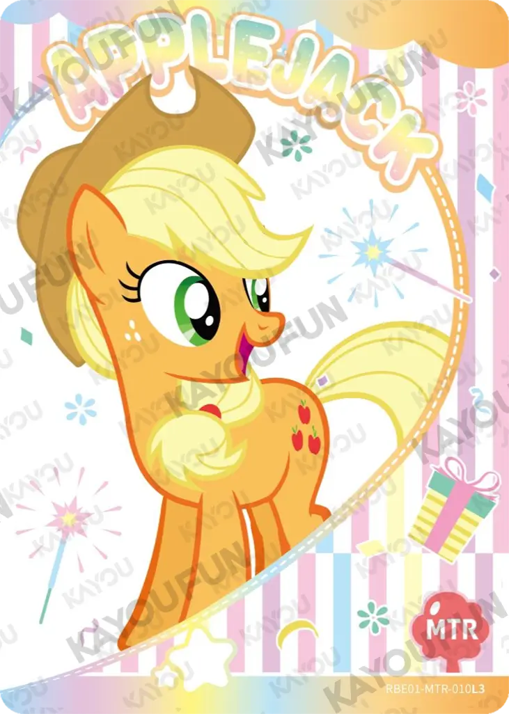 Kartu Kayou My Little Pony - Applejack (MTR)