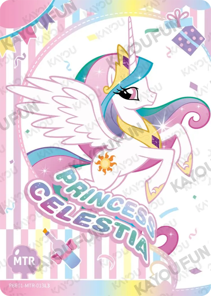 Kartu Kayou My Little Pony - Princess Celestia (MTR)
