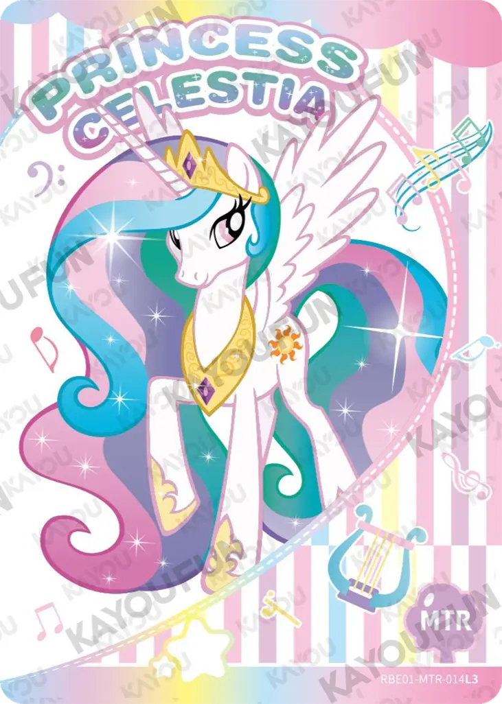 Kartu Kayou My Little Pony - Princess Celestia (MTR)