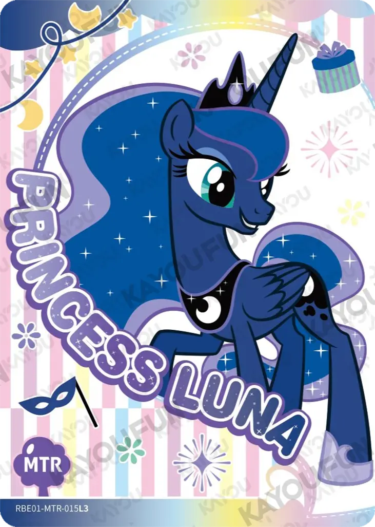 Kartu Kayou My Little Pony - Princess Luna (MTR)