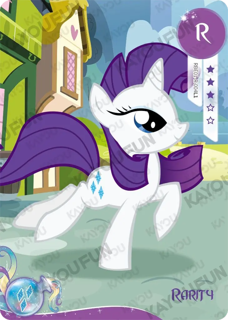 Kartu Kayou My Little Pony - Rarity (R)