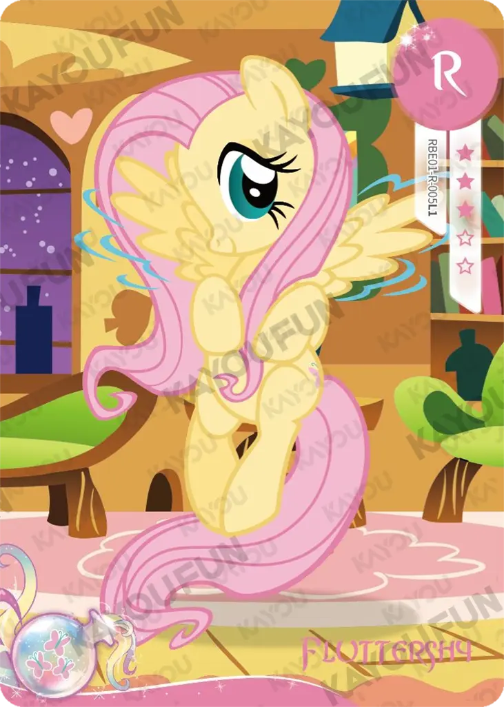 Kartu Kayou My Little Pony - Fluttershy (R)