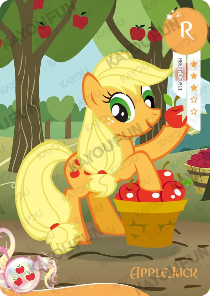 Kartu Kayou My Little Pony - Applejack (R)