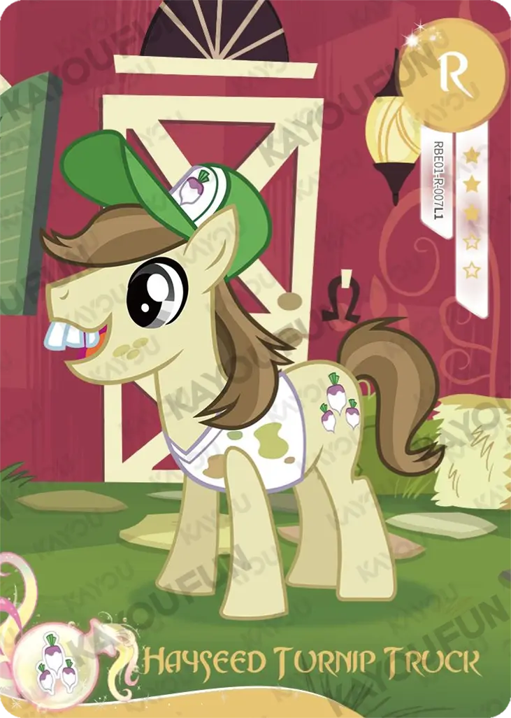 Kartu Kayou My Little Pony - Hayseed Turnip Truck (R)