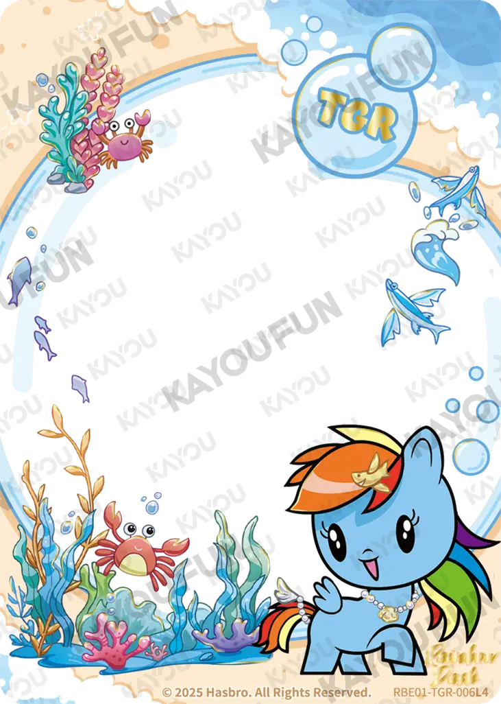 Kartu Kayou My Little Pony - Rainbow Dash (TGR)