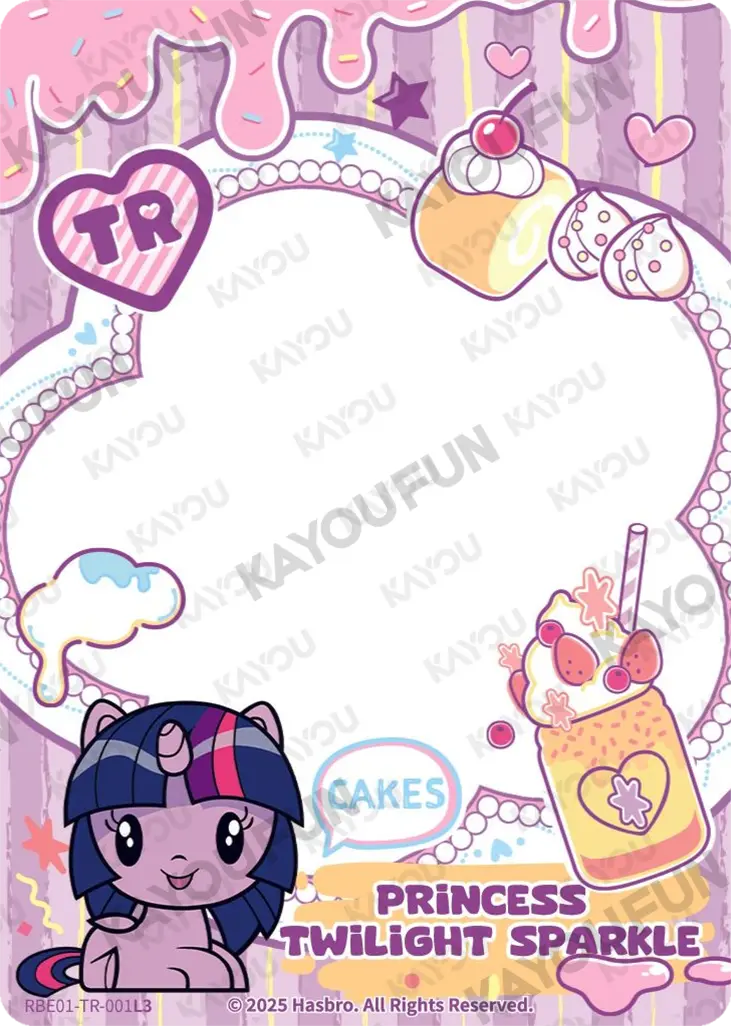 Kartu Kayou My Little Pony - Princess Twilight Sparkle (TR)