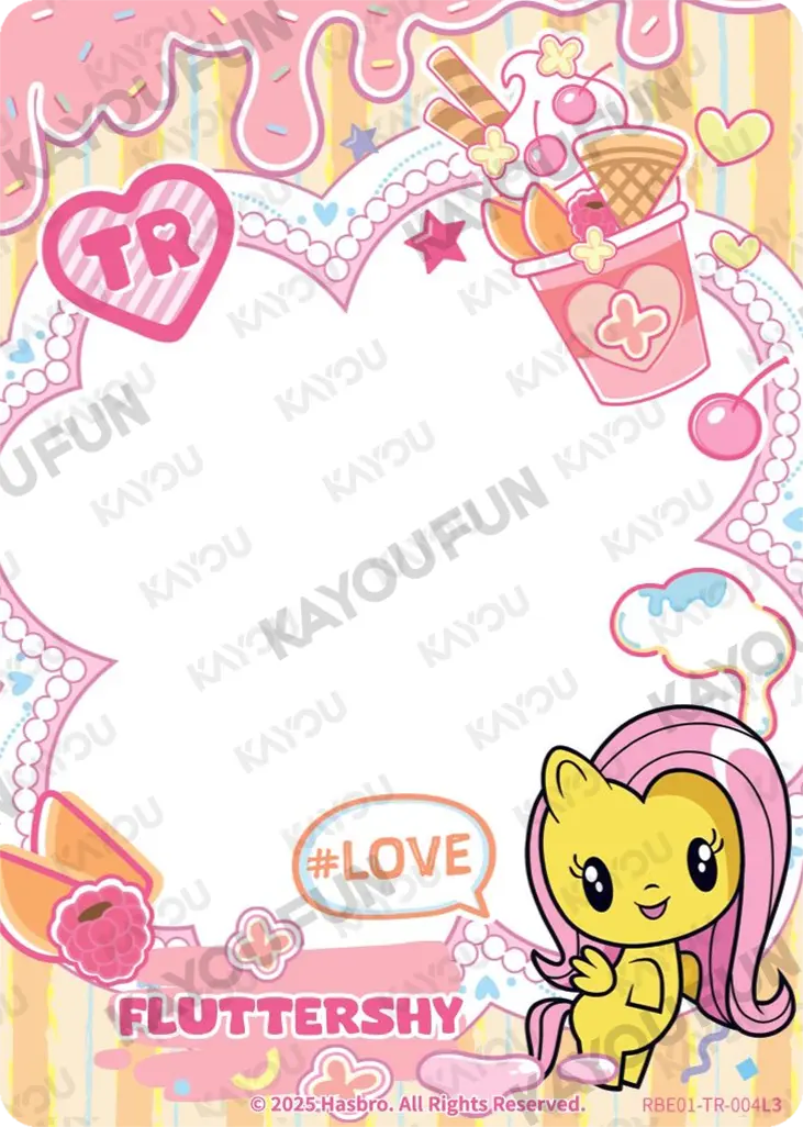 Kartu Kayou My Little Pony - Fluttershy (TR)