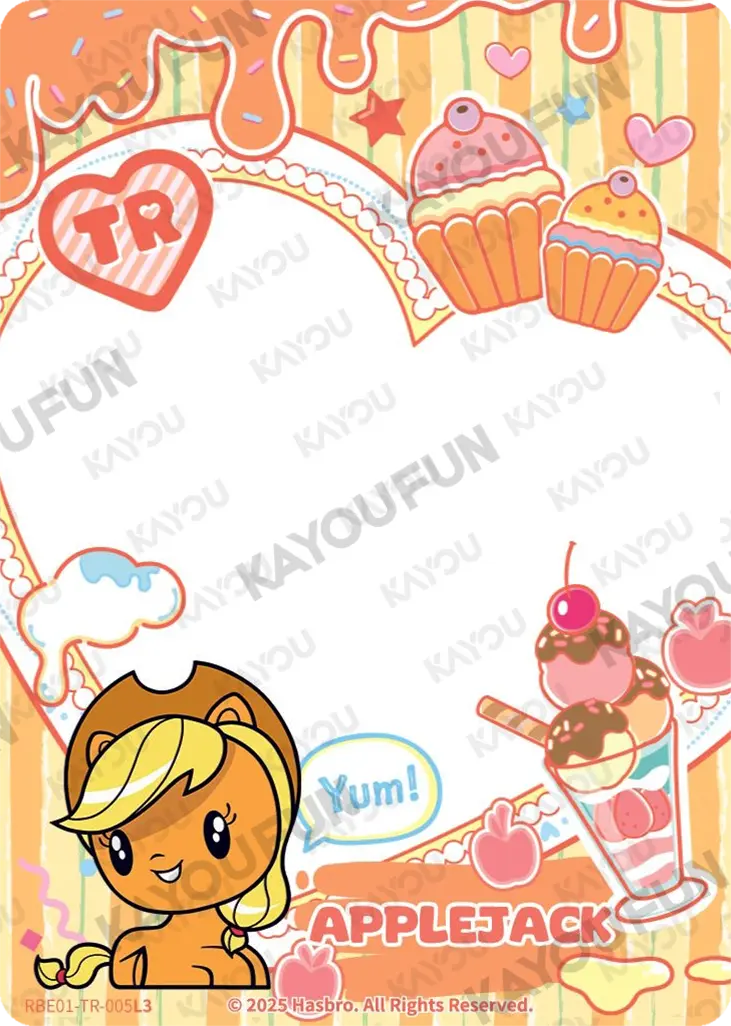 Kartu Kayou My Little Pony - Applejack (TR)