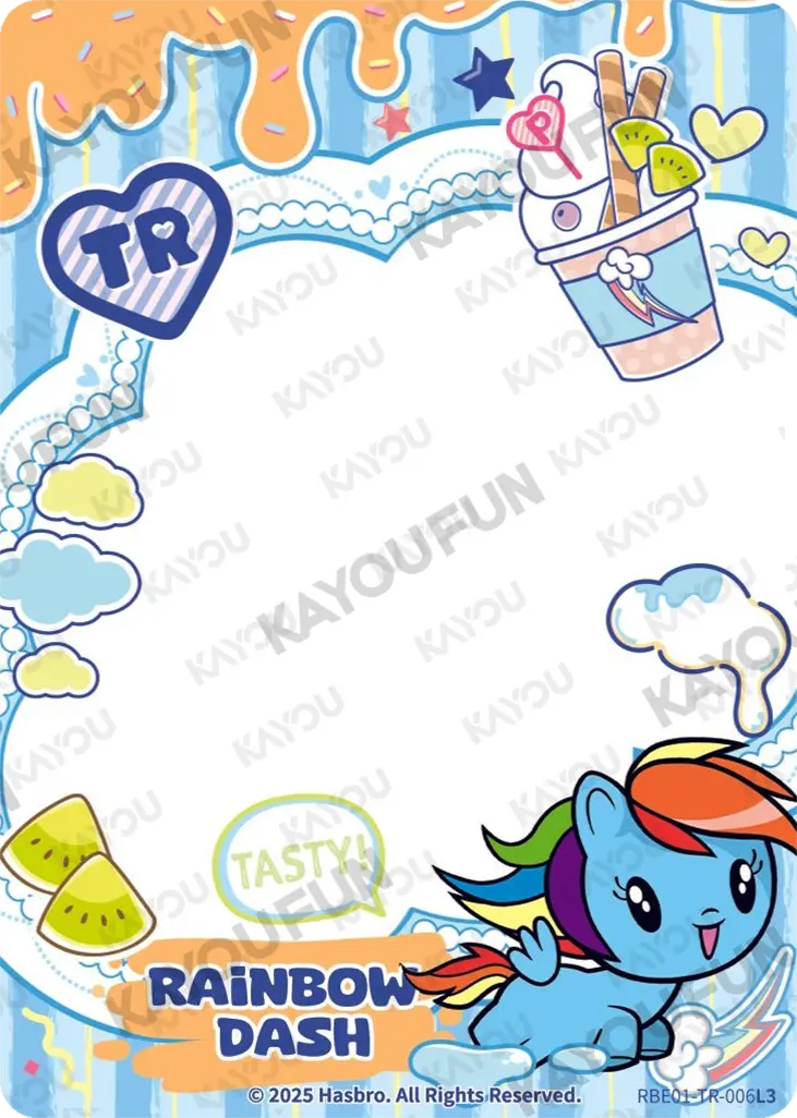 Kartu Kayou My Little Pony - Rainbow Dash (TR)