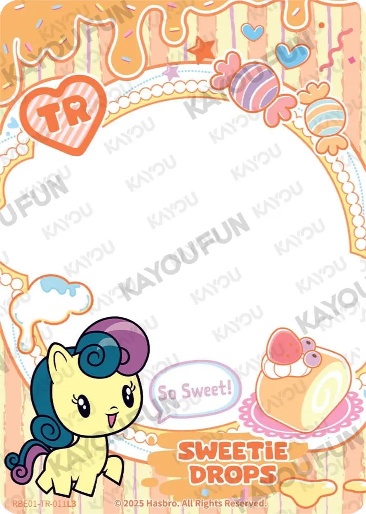 Kartu Kayou My Little Pony - Sweetie Drops (TR)