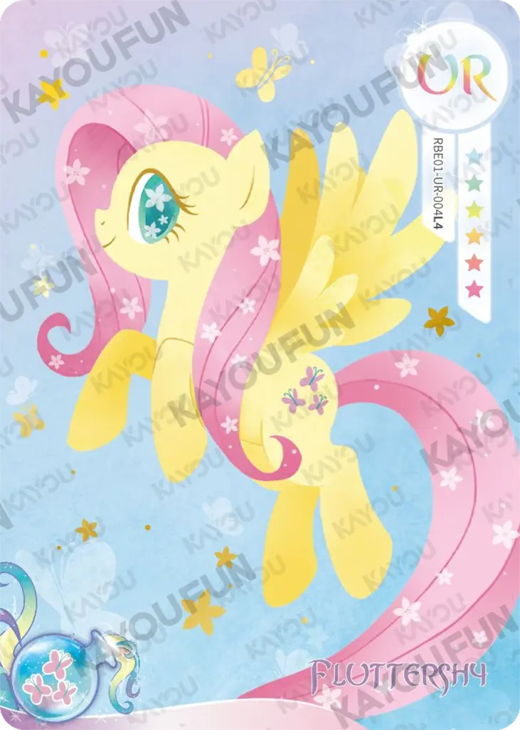 Kartu Kayou My Little Pony - Fluttershy (UR)