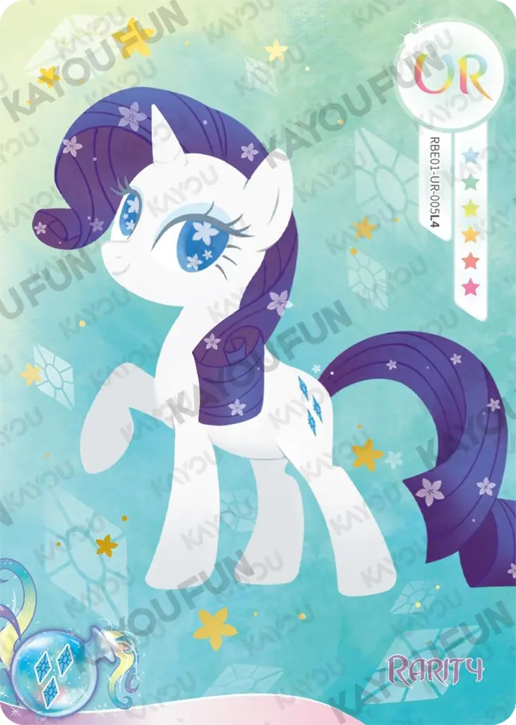 Kartu Kayou My Little Pony - Rarity (UR)