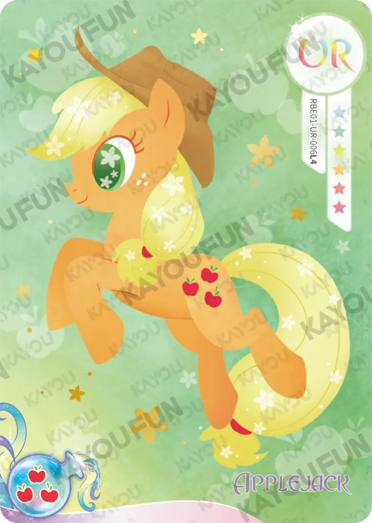Kartu Kayou My Little Pony - Applejack (UR)