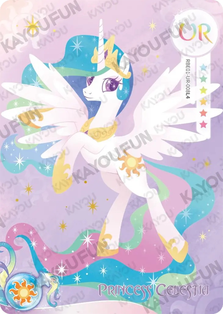 Kartu Kayou My Little Pony - Princess Celestia (UR)