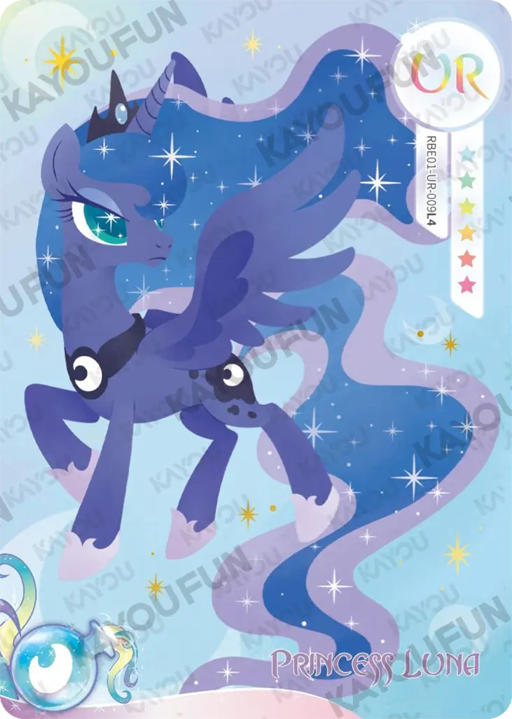 Kartu Kayou My Little Pony - Princess Luna (UR)
