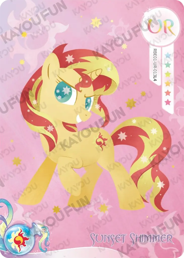 Kartu Kayou My Little Pony - Sunset Shimmer (UR)