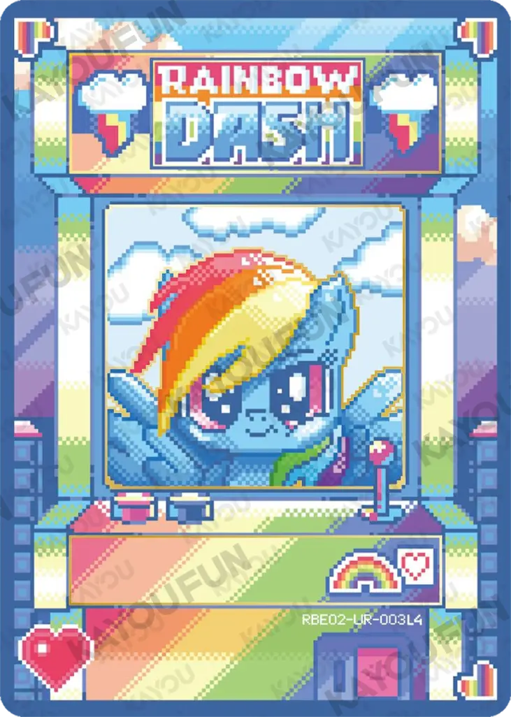 Kartu Kayou My Little Pony - Rainbow Dash (UR)