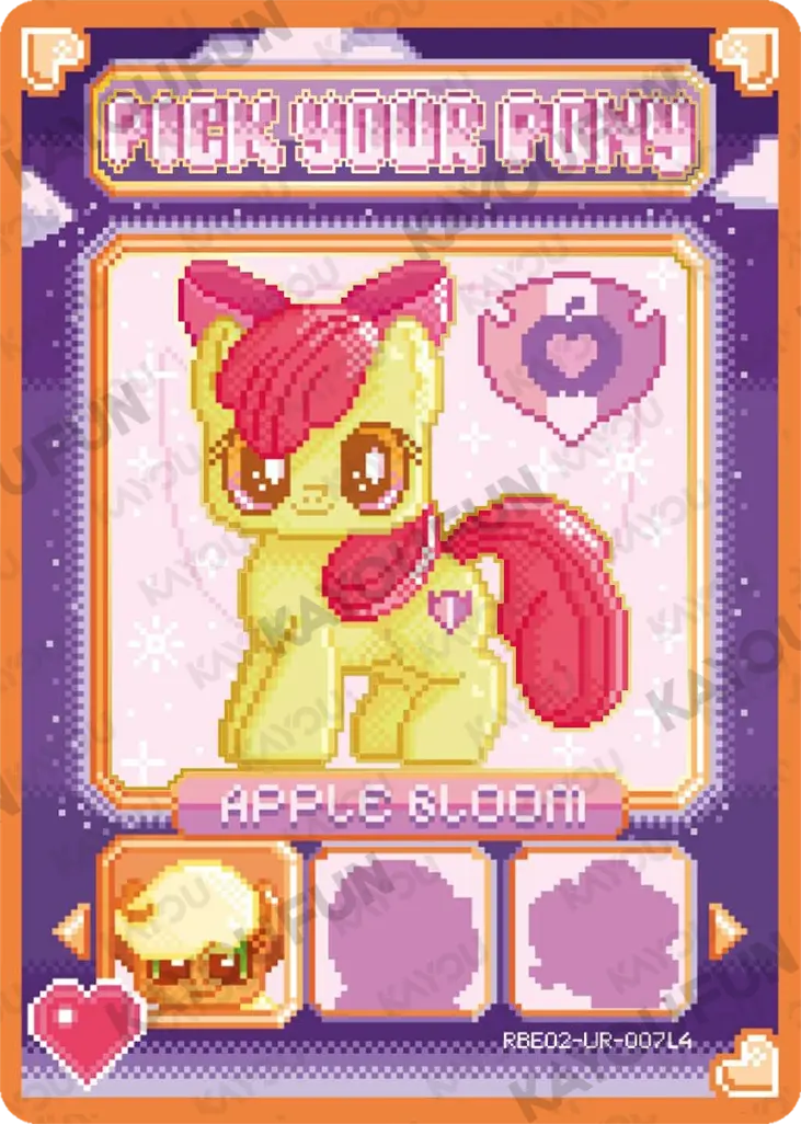 Kartu Kayou My Little Pony - Apple Bloom (UR)