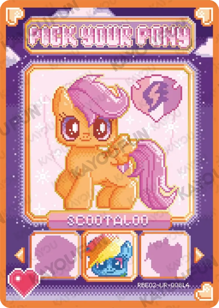 Kartu Kayou My Little Pony - Scootaloo (UR)