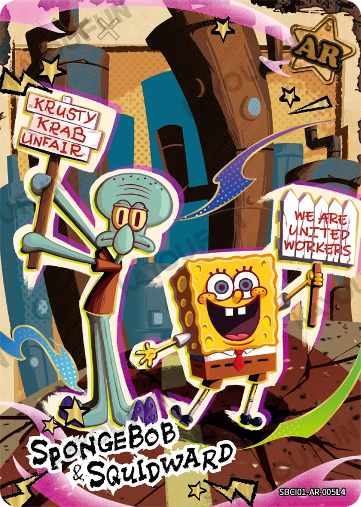 Kartu Kayou SpongeBob SquarePants - SpongeBob & Squidward (AR)