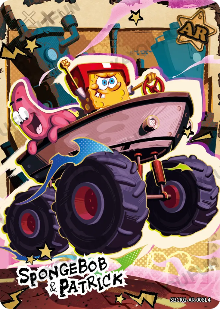 Kartu Kayou SpongeBob SquarePants - SpongeBob & Patrick (AR)
