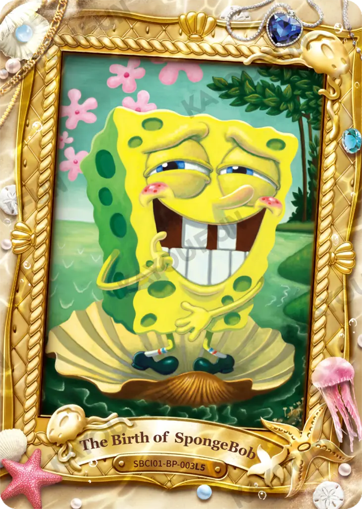 Kartu Kayou SpongeBob SquarePants - The Birth of Spongebob (BP)