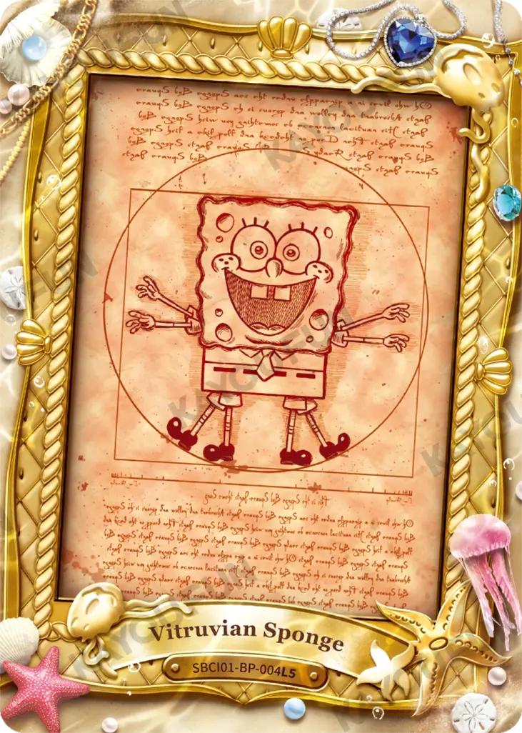 Kartu Kayou SpongeBob SquarePants - Vitruvian Sponge (BP)