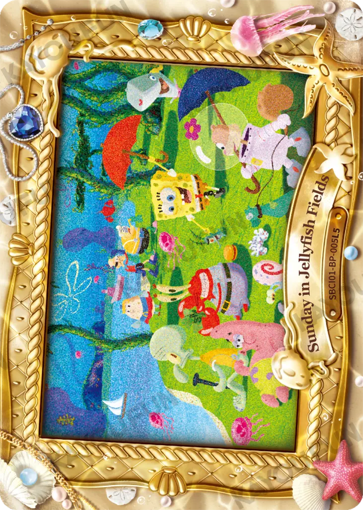 Kartu Kayou SpongeBob SquarePants - Sunday in Jellyfish Fields (BP)
