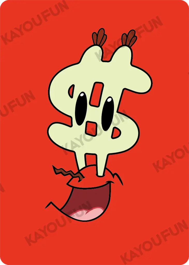 Kartu Kayou SpongeBob SquarePants - Mr. Krabs (FR)