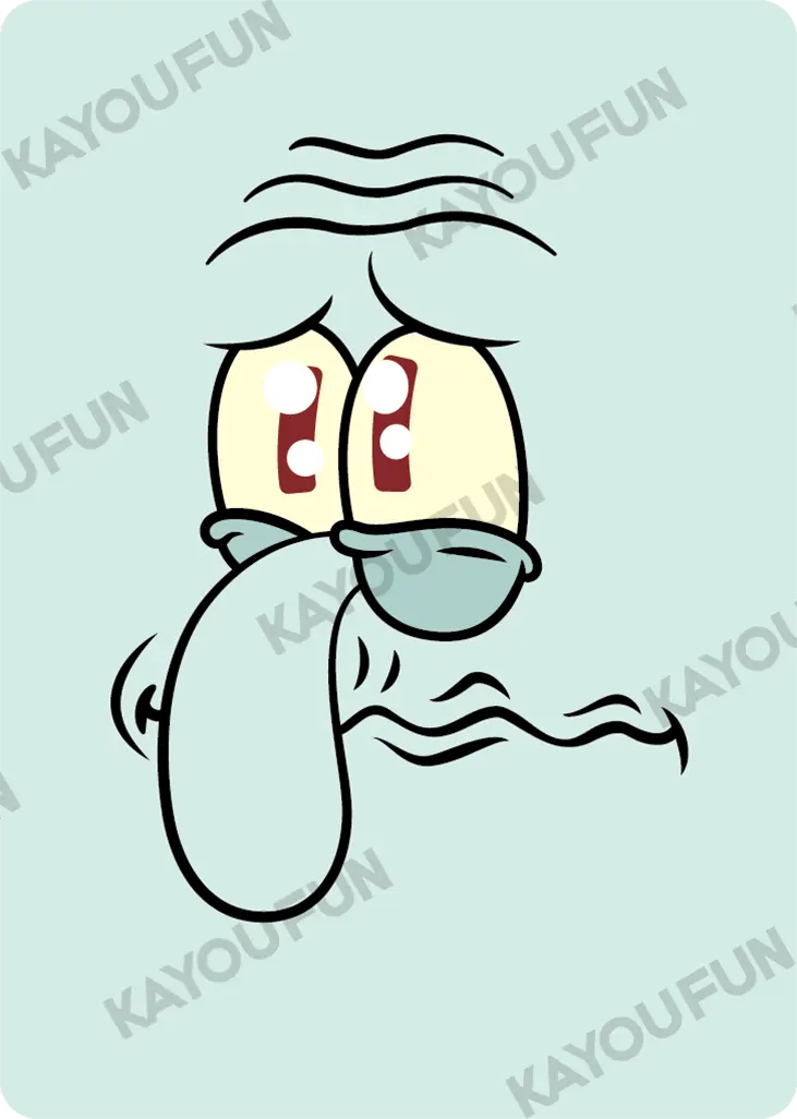 Kartu Kayou SpongeBob SquarePants - Squidward (FR)