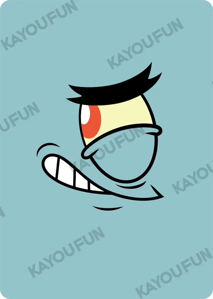 Kartu Kayou SpongeBob SquarePants - Sheldon J. Plankton (FR)