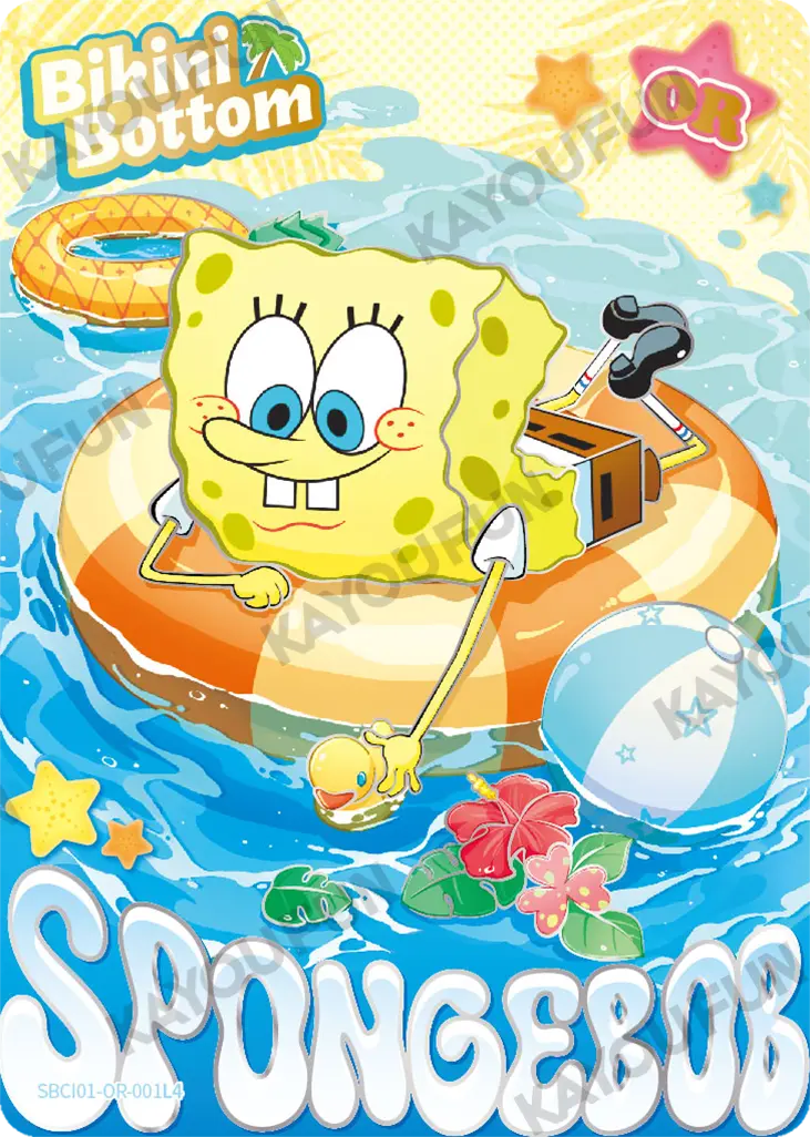 Kartu Kayou SpongeBob SquarePants - Spongebob (OR)