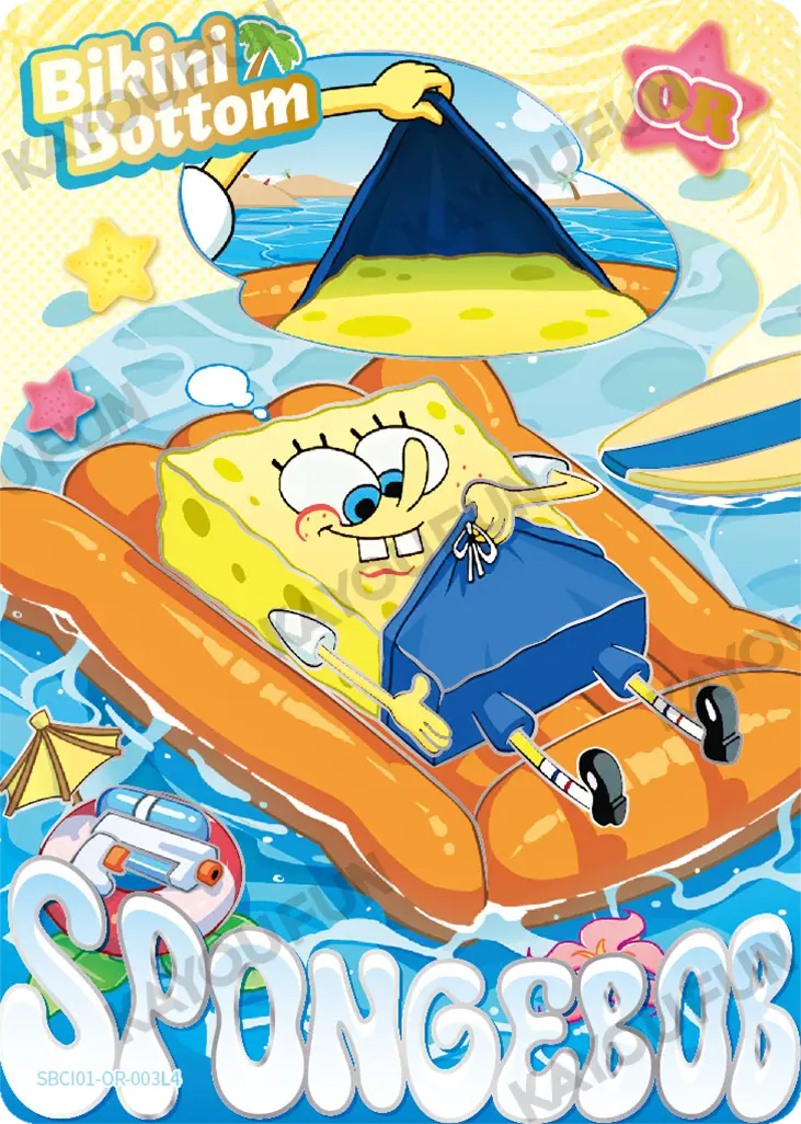 Kartu Kayou SpongeBob SquarePants - Spongebob (OR)
