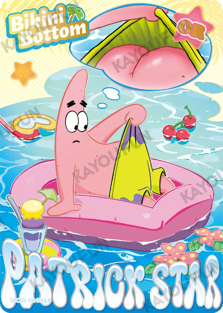 Kartu Kayou SpongeBob SquarePants - Patrick Star (OR)